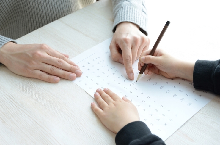マンツーマンで勉強